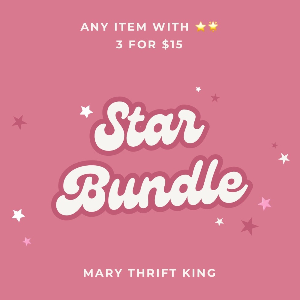 🌟 3 items for $15 ⭐️
